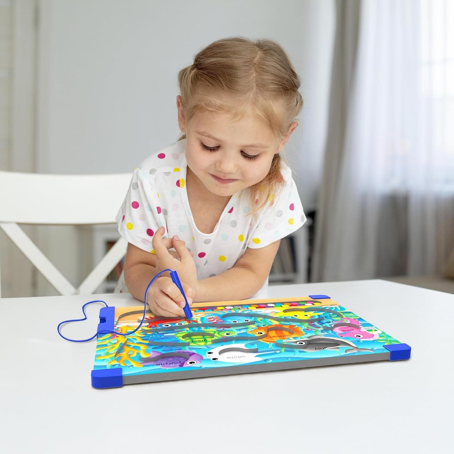 Colours Sea - Sort & Learn Magnetic Puzzles | Dexterity Game For Kids