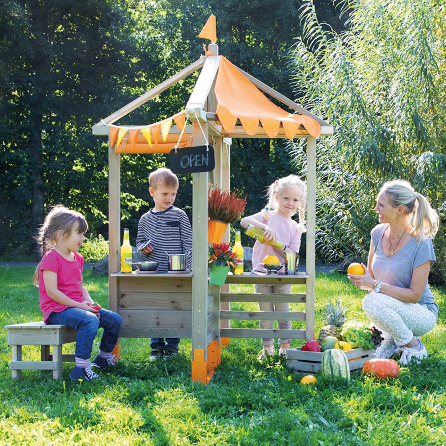 Kiosk 4-In-1 | Outdoor Pretend Play Toy For Kids
