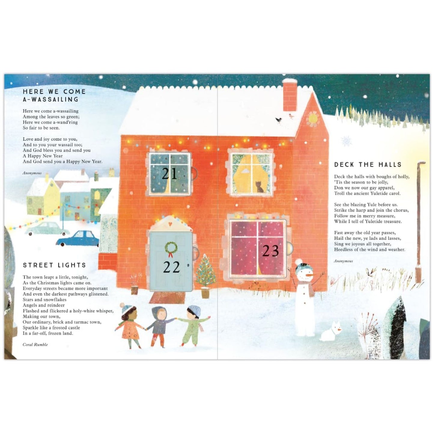 ‘Tis the Season: A Lift-the-Flap Advent Calendar Book of Christmas Poems | Board Book