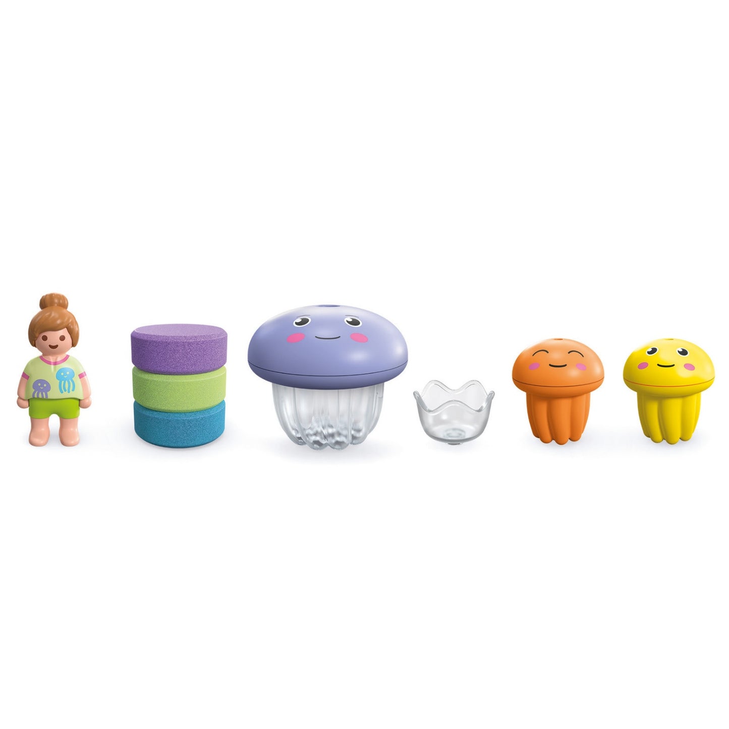 Colourful Jellyfish Family | Junior Aqua & Tinti | Bath Toys | 1 - 4 Years