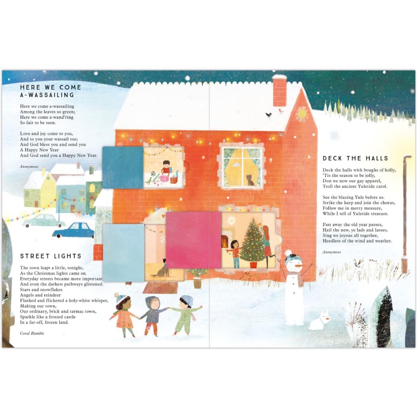 ‘Tis the Season: A Lift-the-Flap Advent Calendar Book of Christmas Poems | Board Book