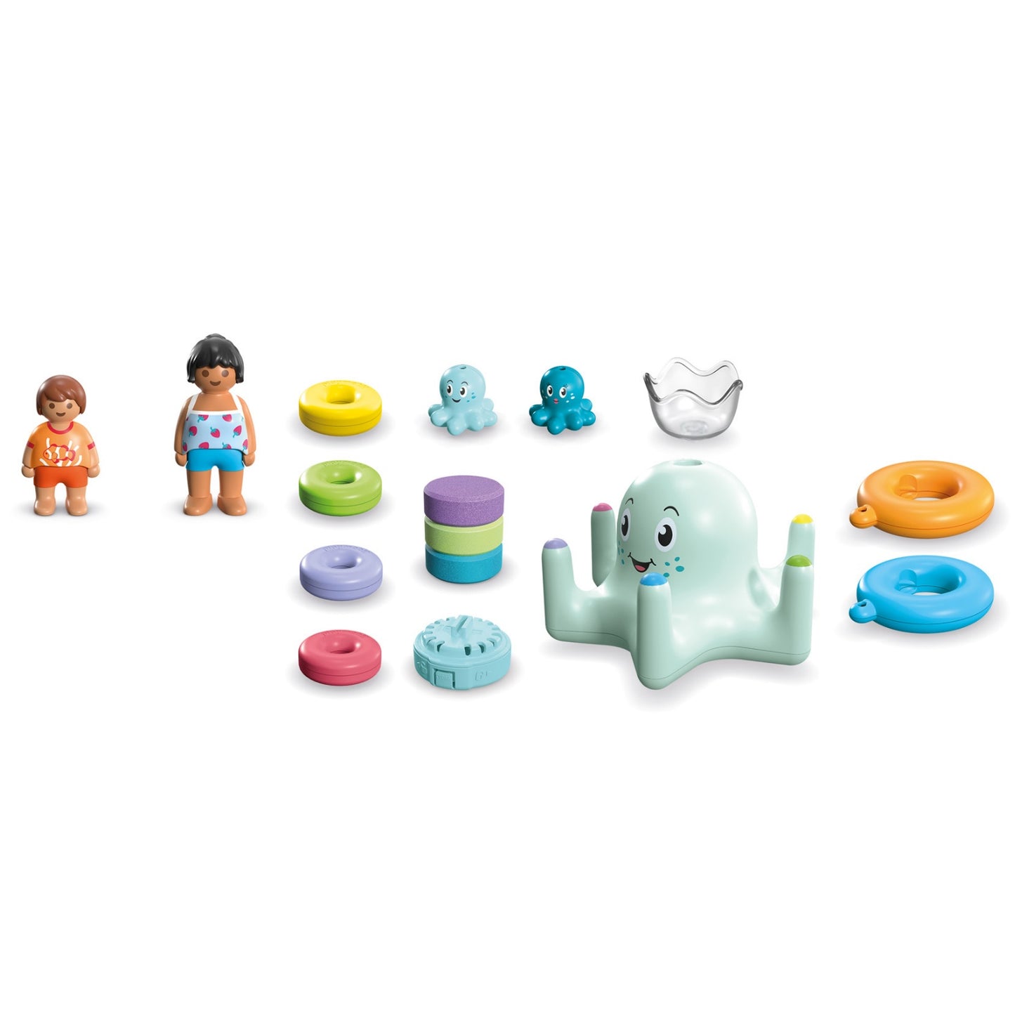 Colourful Kraken | Junior Aqua & Tinti | Bath Toys | 1 - 4 Years