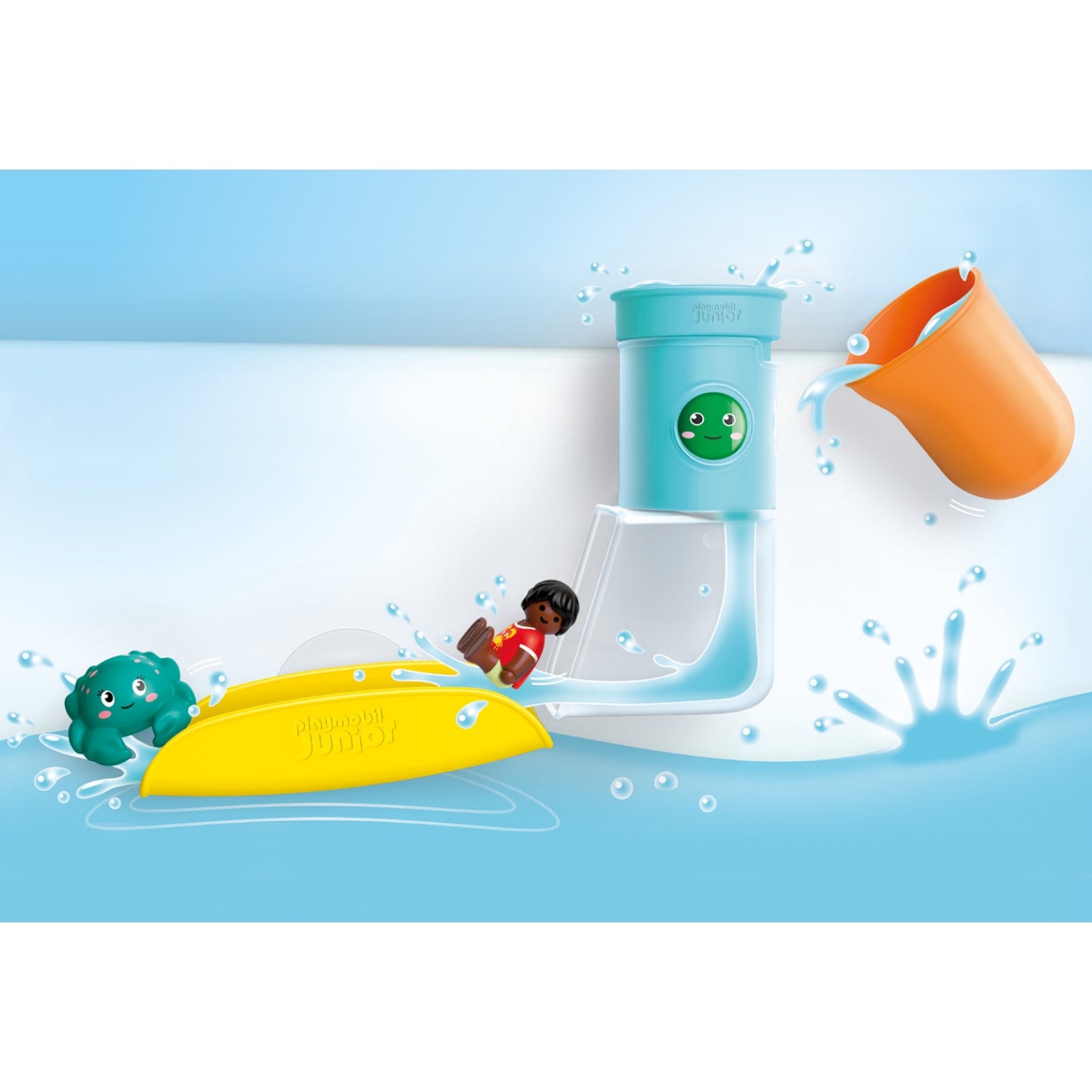 Pour and Play Water Tank with Slide | Junior Aqua | Bath Toys | 1 - 4 Years