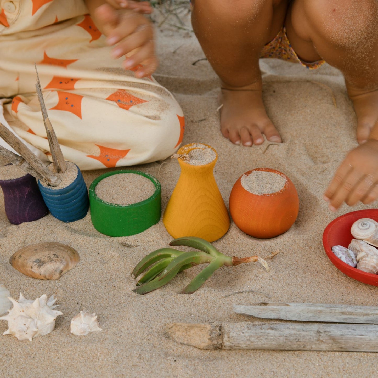 Pots | Wooden Toys for Kids | Open-Ended Play