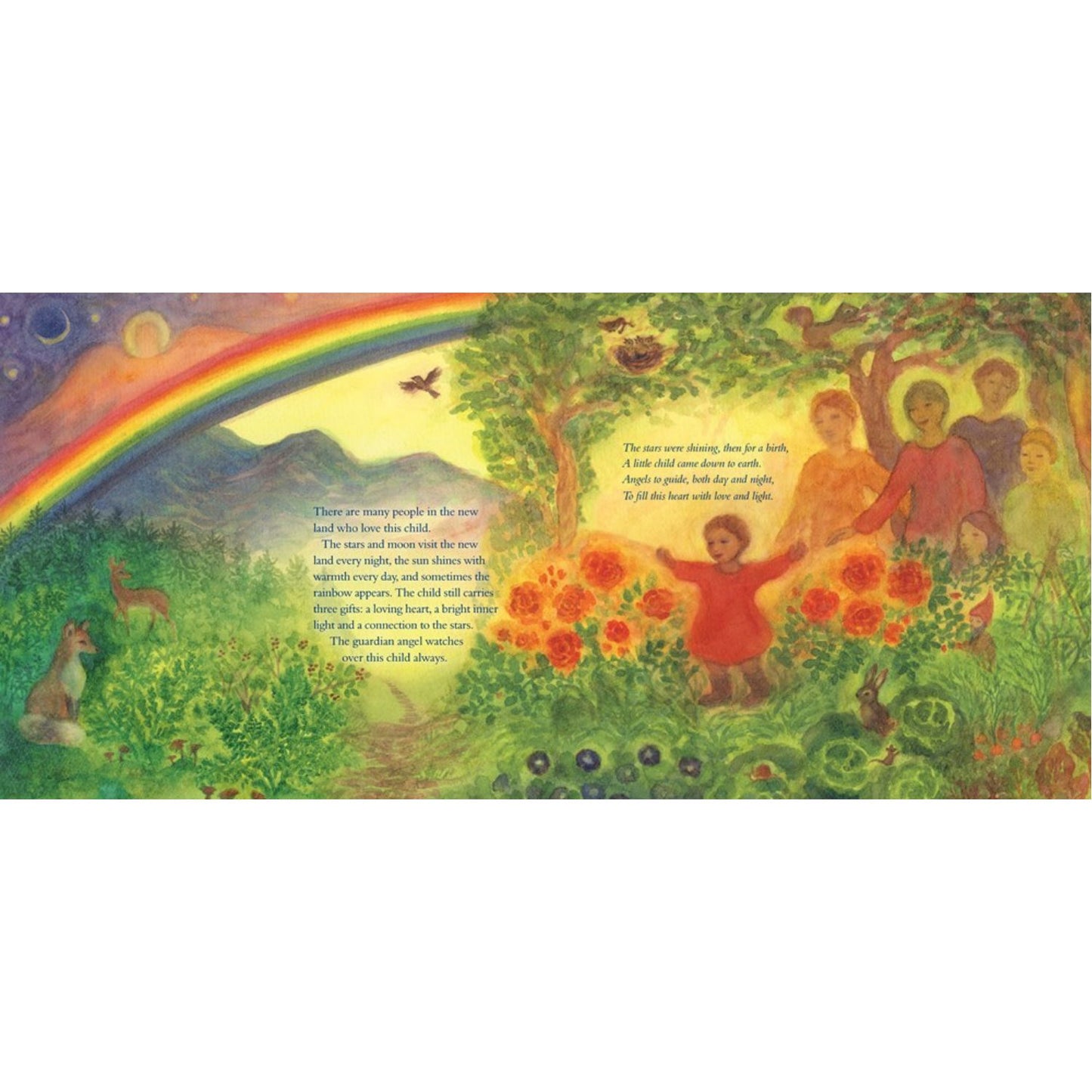 Through the Rainbow: A Waldorf Birthday Story for Children | Hardcover | Children's Book