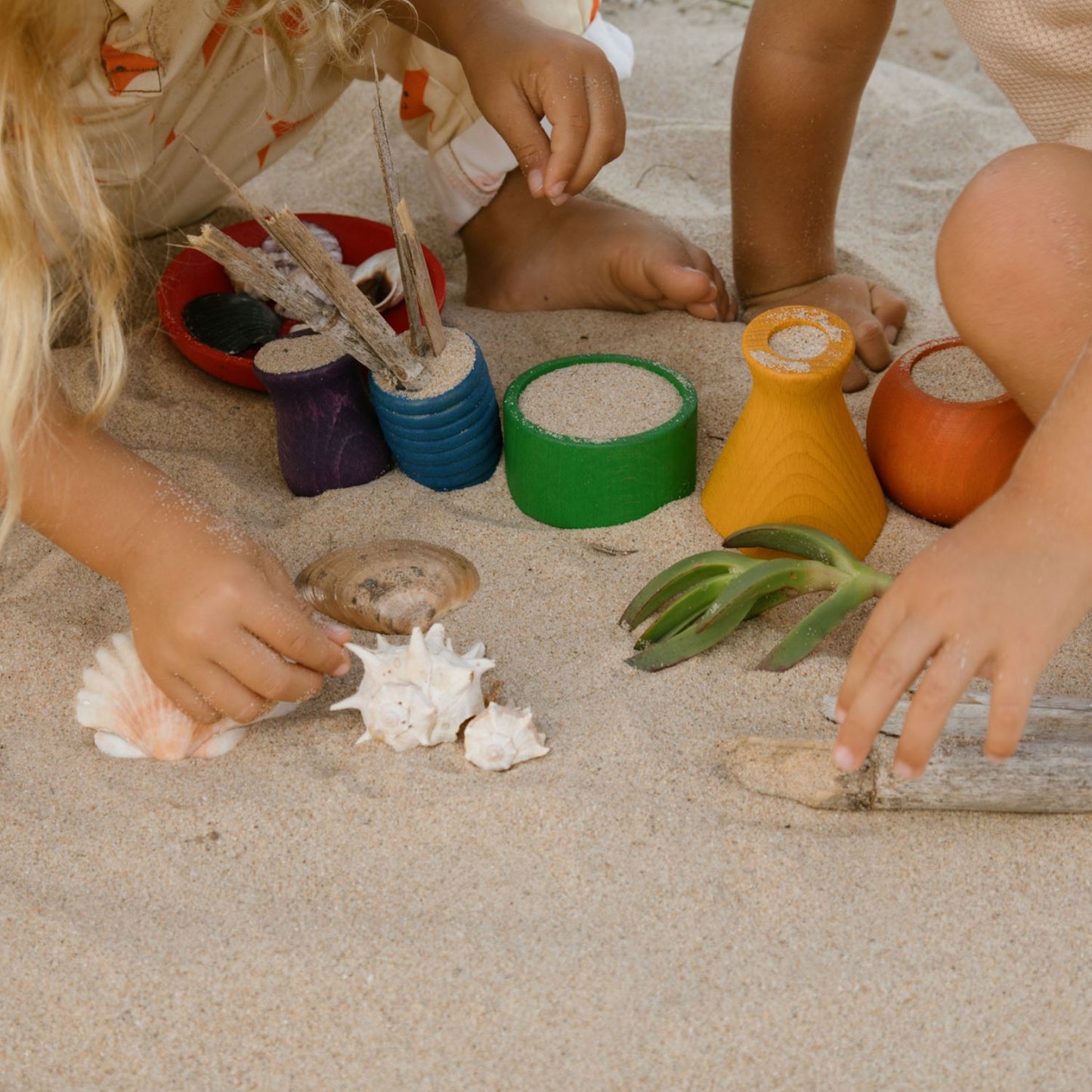 Pots | Wooden Toys for Kids | Open-Ended Play