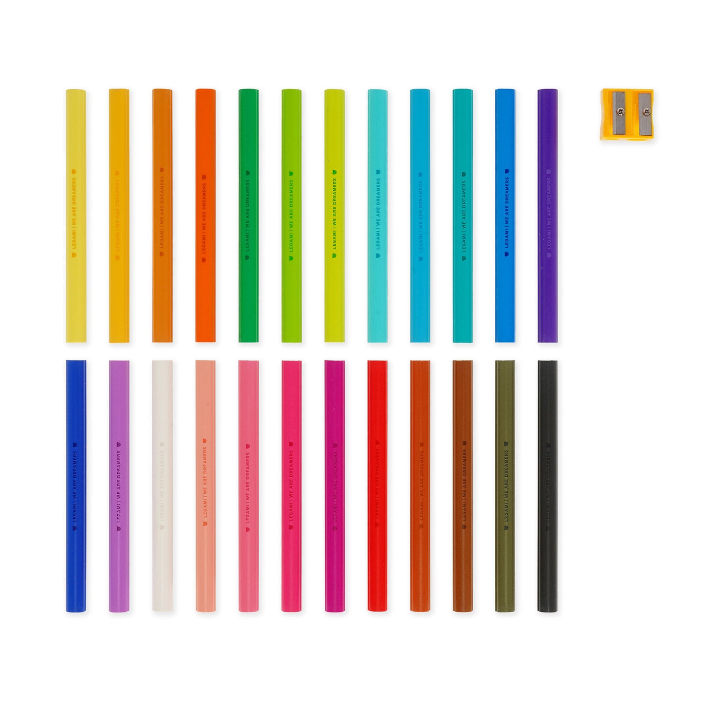 24 Colouring Pencils & Pencil Sharpener Set | Teddy Friends