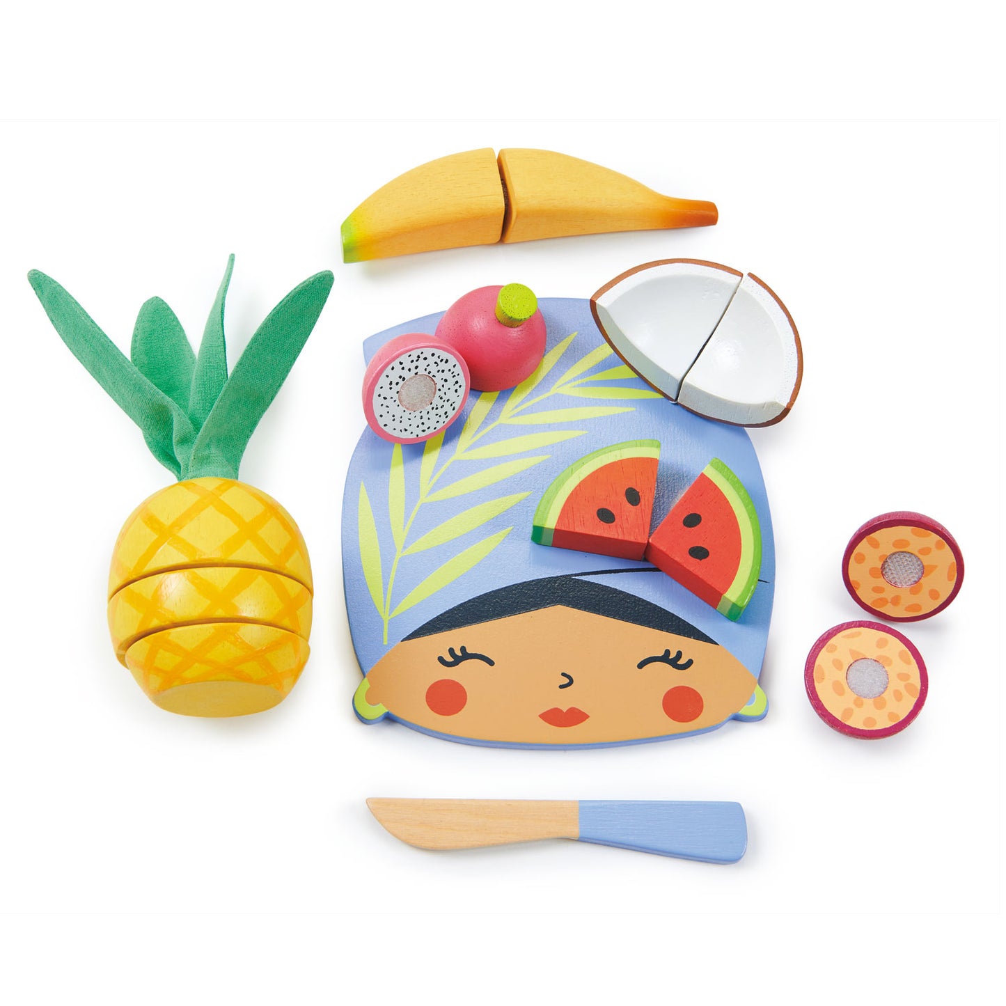 Tropical Fruit Chopping Board | Wooden Play Food & Kitchen Toy