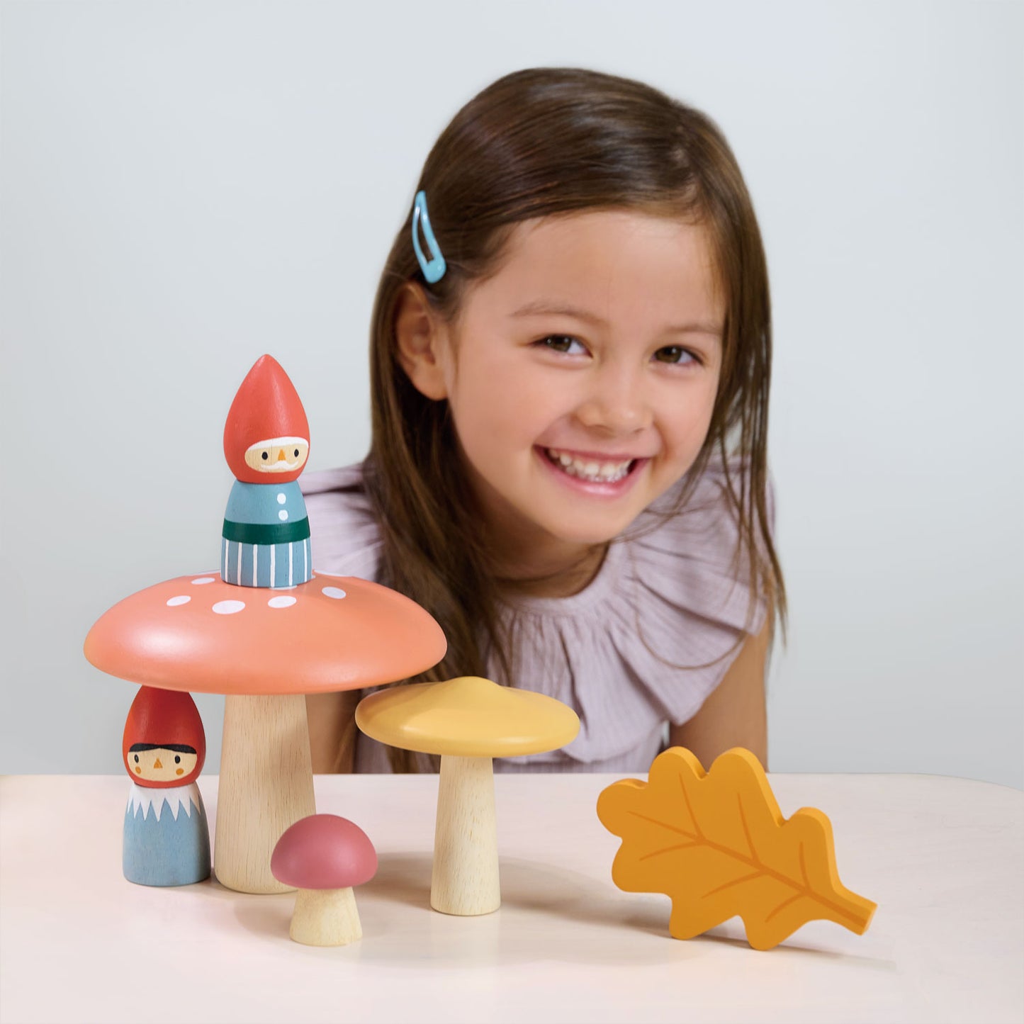 Woodland Gnome Family | Open-Ended Play Wooden Doll Set For Kids