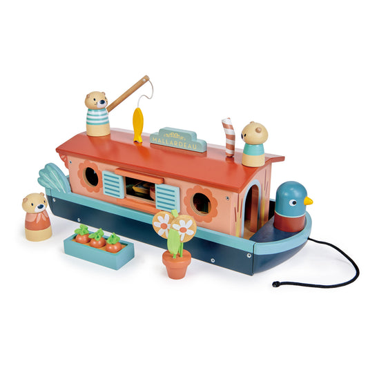 Little Otter Canal Boat | Wooden Toy Play Set For Kids