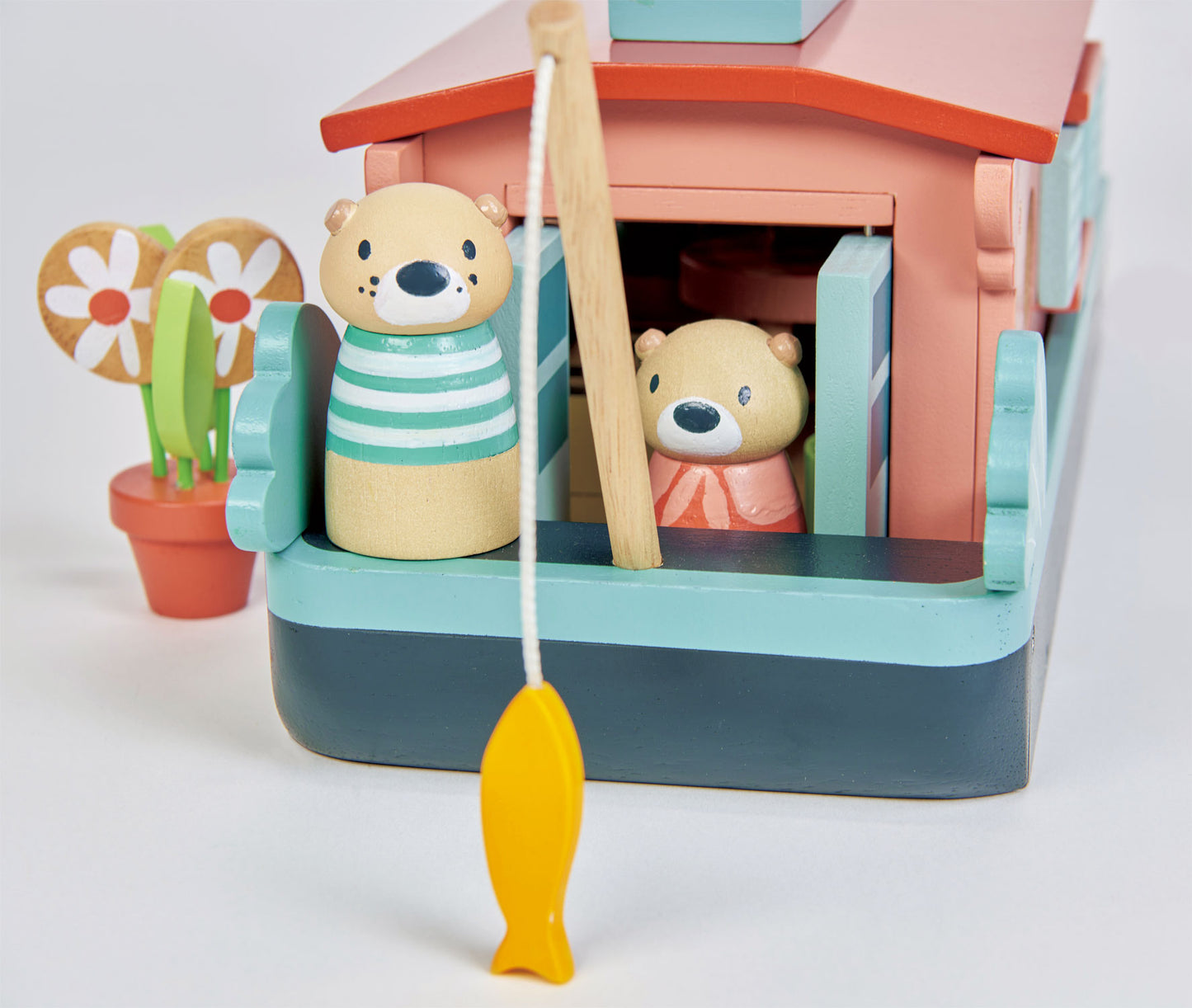 Little Otter Canal Boat | Wooden Toy Play Set For Kids