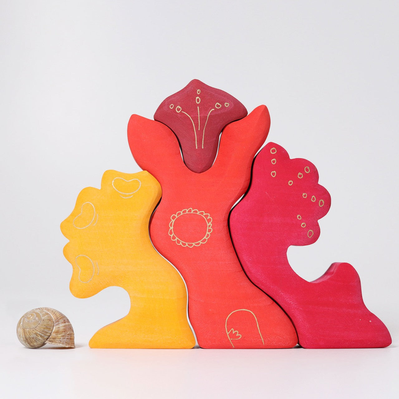 Casa Glora | 4 Pieces | Wooden Toys for Kids | Open-Ended Play