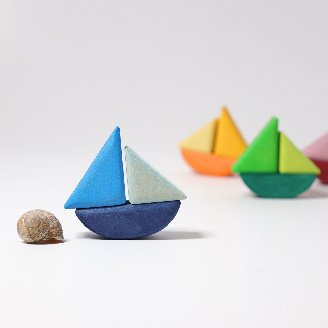 Rolling Boats | Wooden Imaginative Play Toys