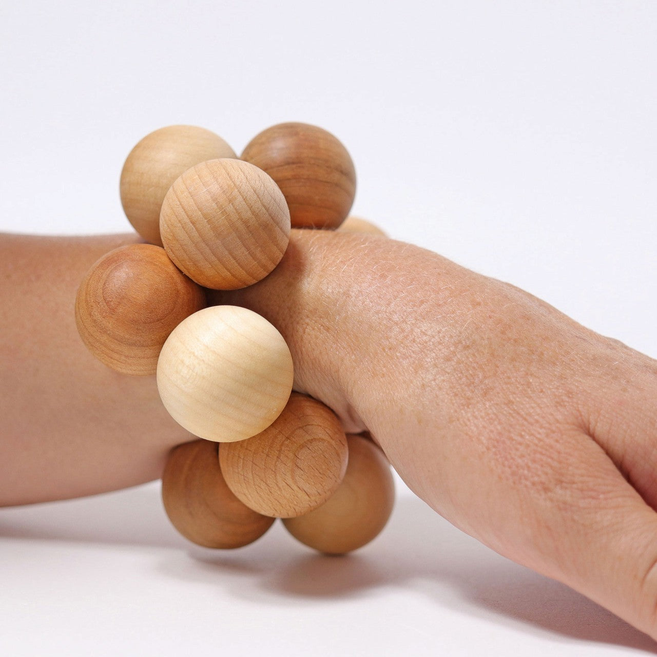 Natural Beads Grasper | Baby’s First Wooden Toy