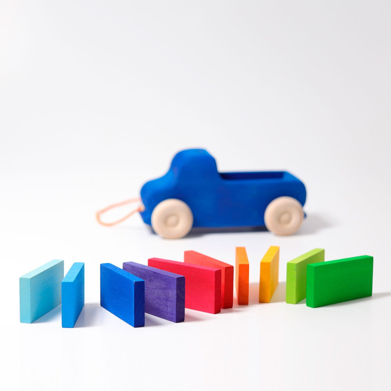 Blue Pull Along Truck | Toddler Activity Toy