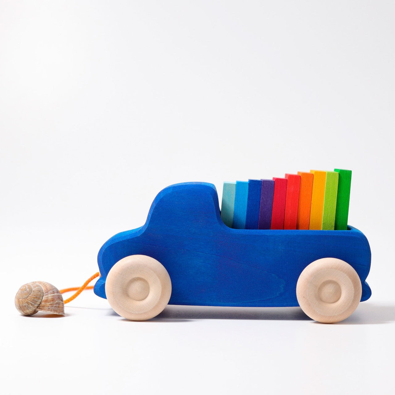 Blue Pull Along Truck | Toddler Activity Toy