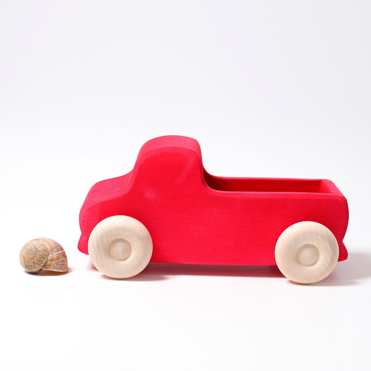 Red - Large Toy Truck | Wooden Imaginative Play Toys