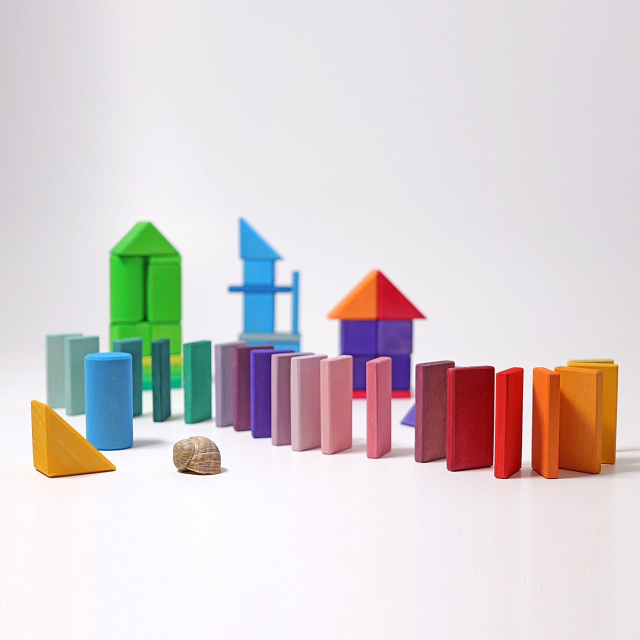 Shapes and Colours | Building Set | Wooden Toys for Kids