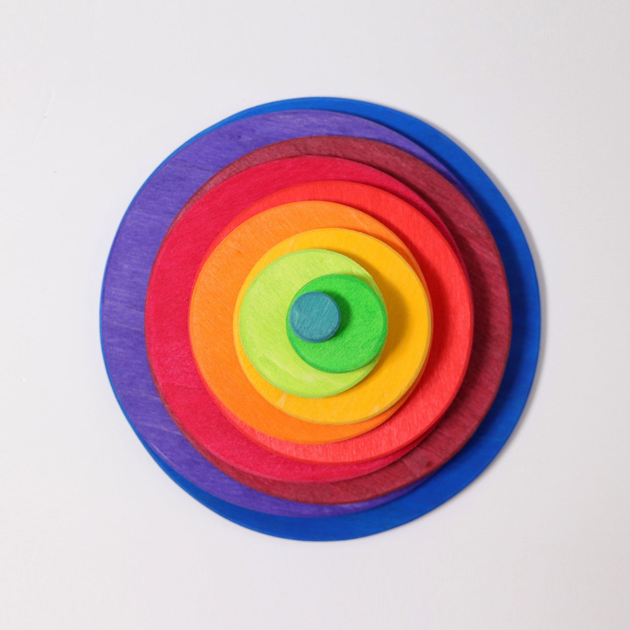 Concentric Circles and Rings | 20 Pieces | Wooden Toys for Kids | Open-Ended Play