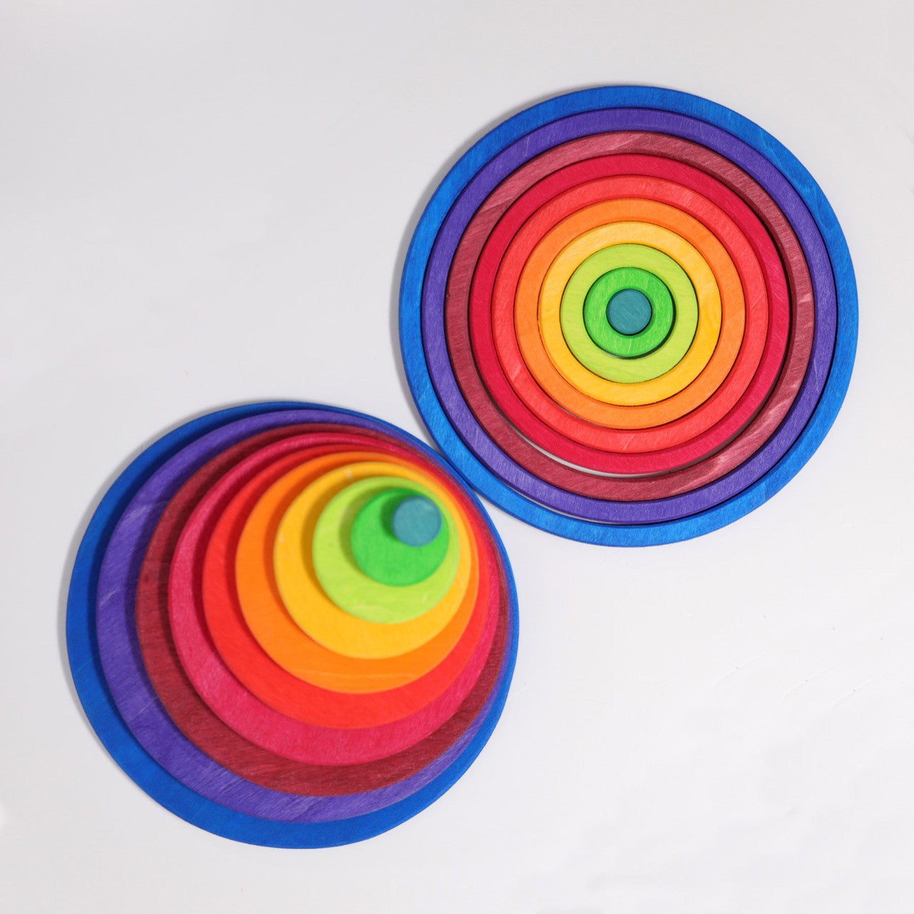 Concentric Circles and Rings | 20 Pieces | Wooden Toys for Kids | Open-Ended Play