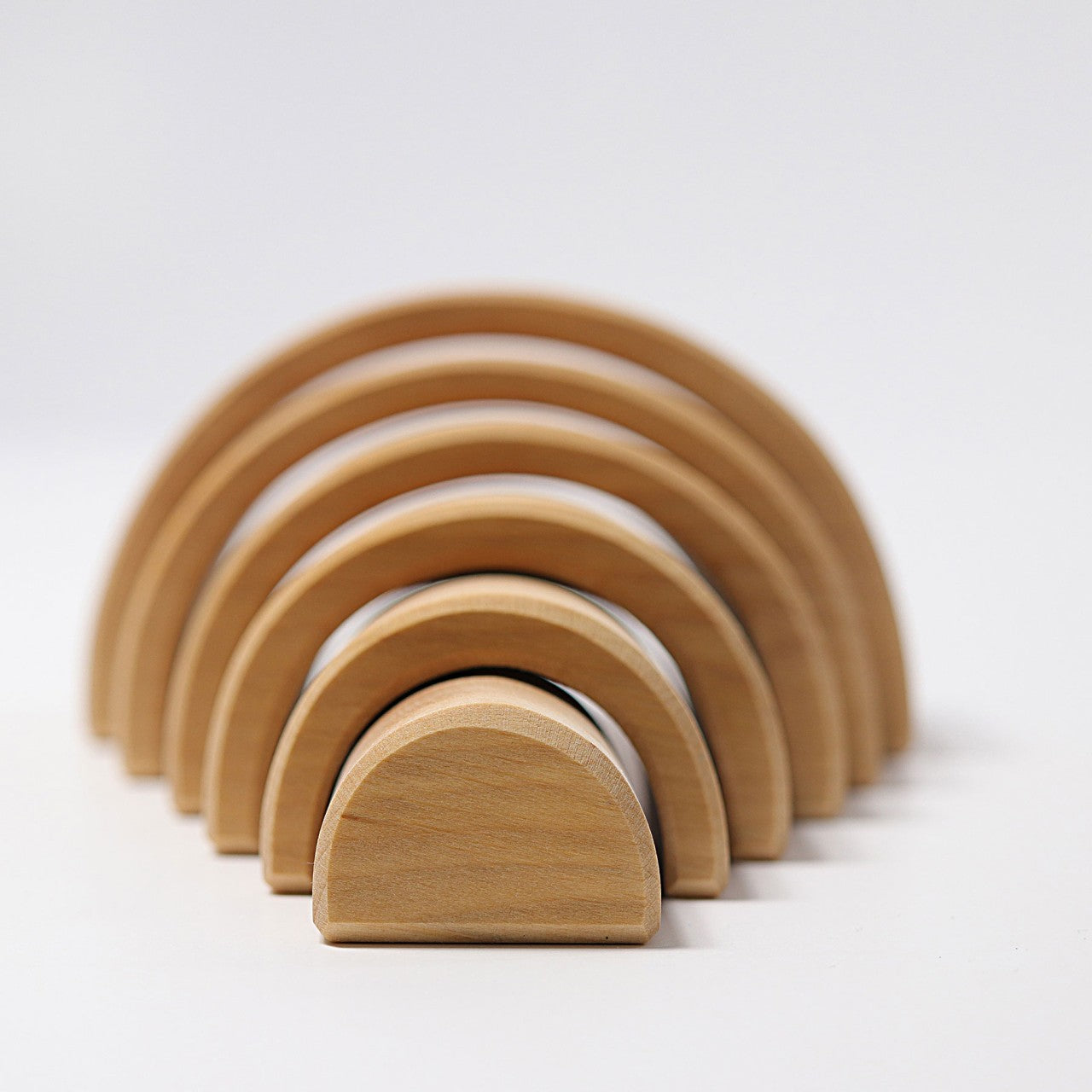 Natural Rainbow | 6 Pieces | Wooden Toys for Kids | Open-Ended Play