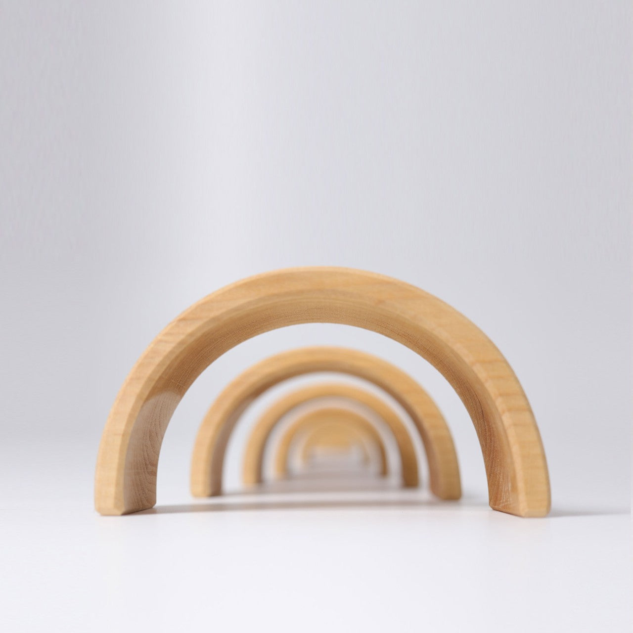 Natural Rainbow | 6 Pieces | Wooden Toys for Kids | Open-Ended Play