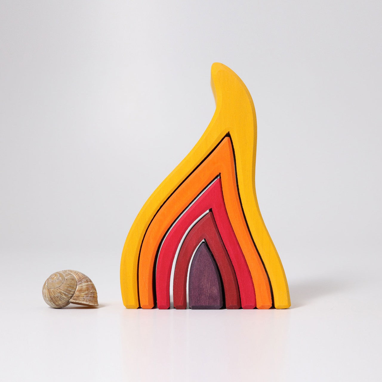 Fire | 5 Pieces | Wooden Toys for Kids | Open-Ended Play