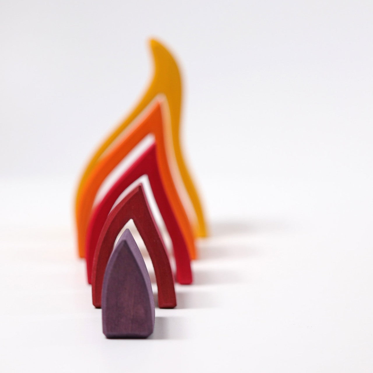 Fire | 5 Pieces | Wooden Toys for Kids | Open-Ended Play