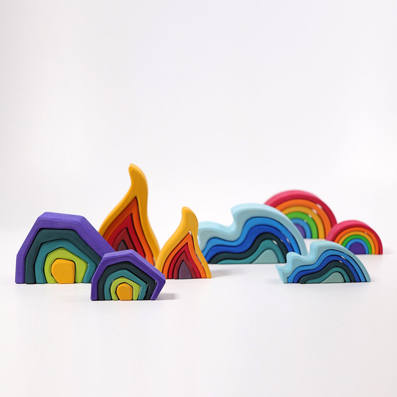 Earth | 5 Pieces | Wooden Toys for Kids | Open-Ended Play