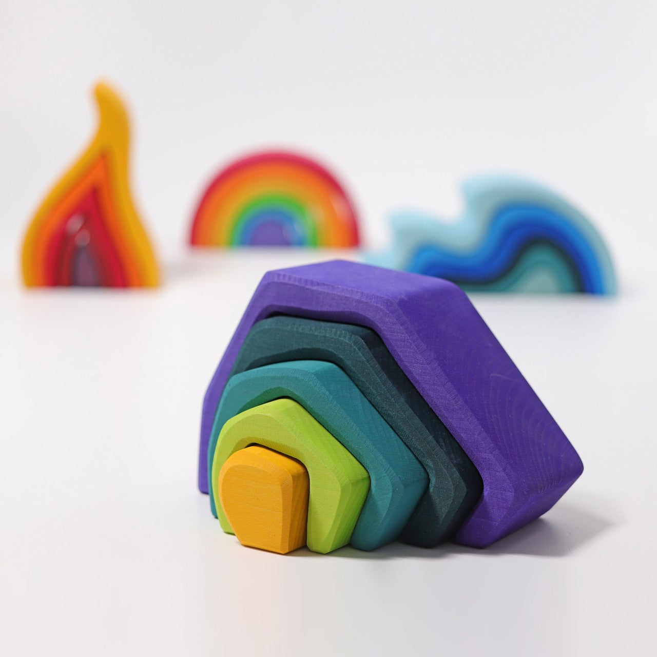 Earth | 5 Pieces | Wooden Toys for Kids | Open-Ended Play