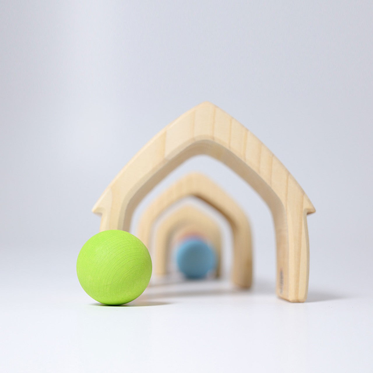 Natural House | 5 Pieces | Wooden Toys for Kids | Open-Ended Play