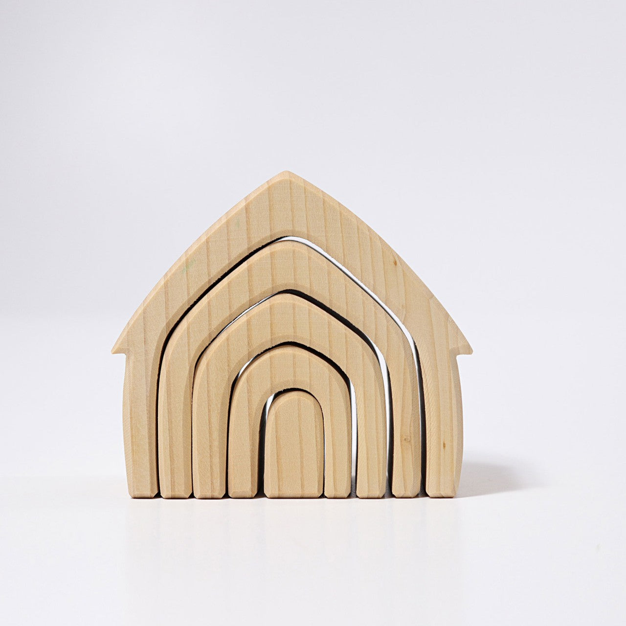 Natural House | 5 Pieces | Wooden Toys for Kids | Open-Ended Play