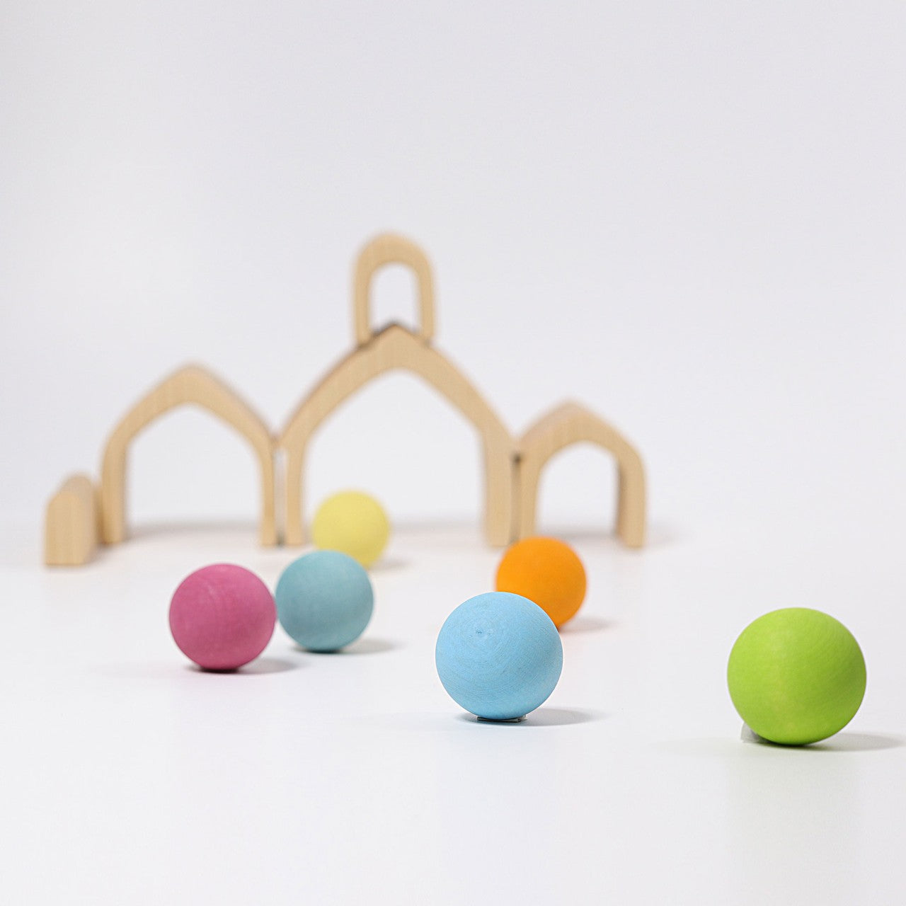 Natural House | 5 Pieces | Wooden Toys for Kids | Open-Ended Play