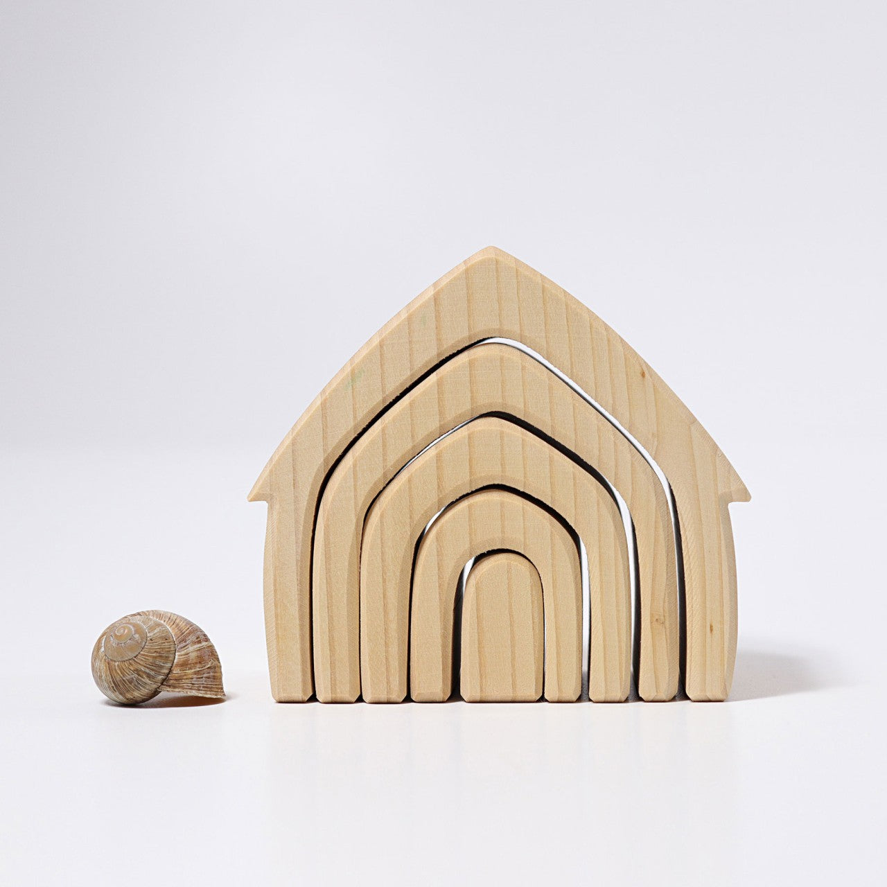 Natural House | 5 Pieces | Wooden Toys for Kids | Open-Ended Play