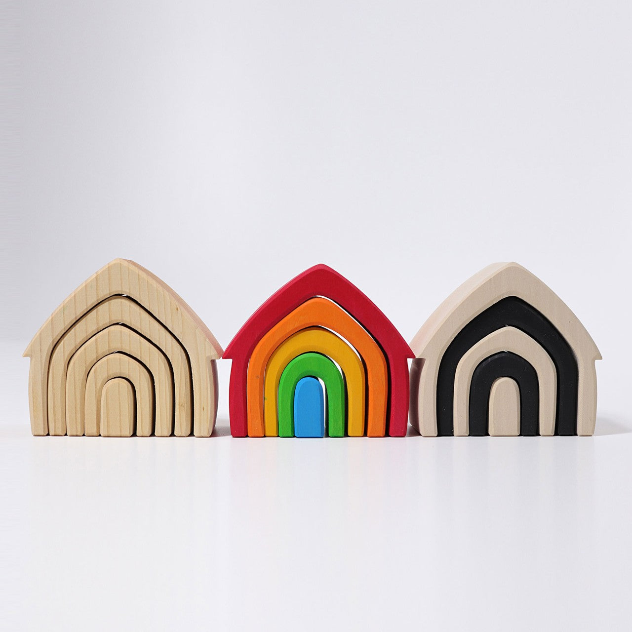 Natural House | 5 Pieces | Wooden Toys for Kids | Open-Ended Play