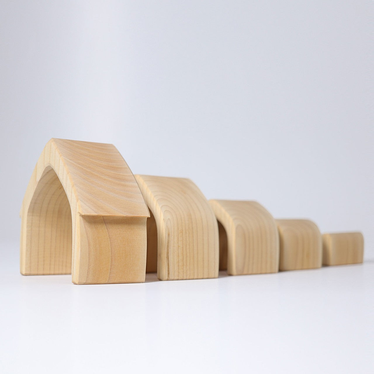 Natural House | 5 Pieces | Wooden Toys for Kids | Open-Ended Play