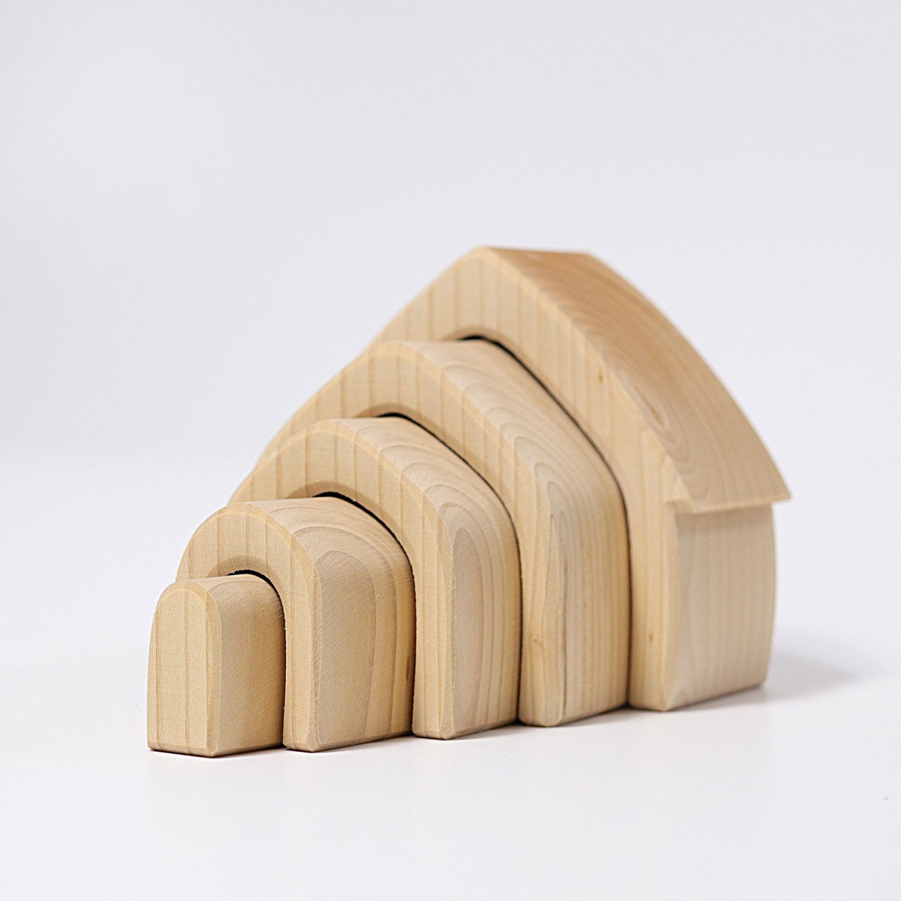 Natural House | 5 Pieces | Wooden Toys for Kids | Open-Ended Play