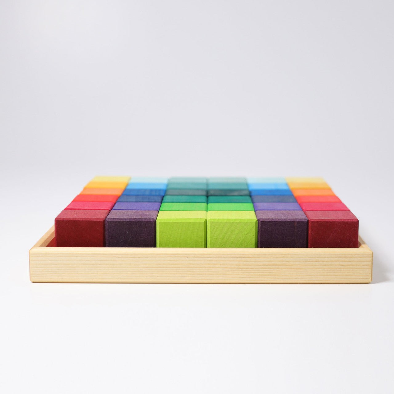 Rainbow Mosaic | Building Set | Wooden Toys for Kids | Open-Ended Play