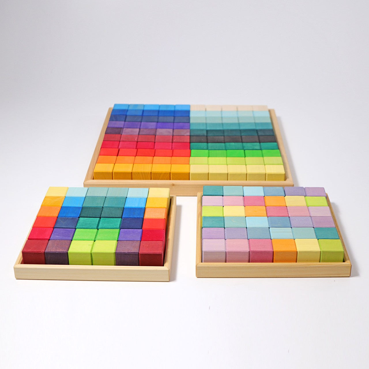 Pastel Mosaic | Building Set | Wooden Toys for Kids | Open-Ended Play