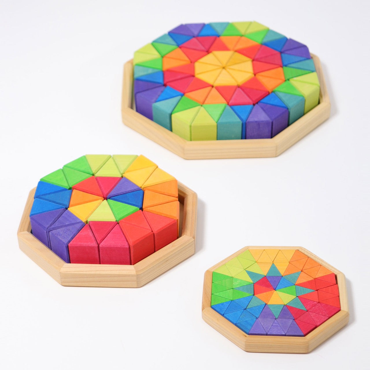 Large Octagon | Wooden Puzzle & Building Set | Open-Ended Play