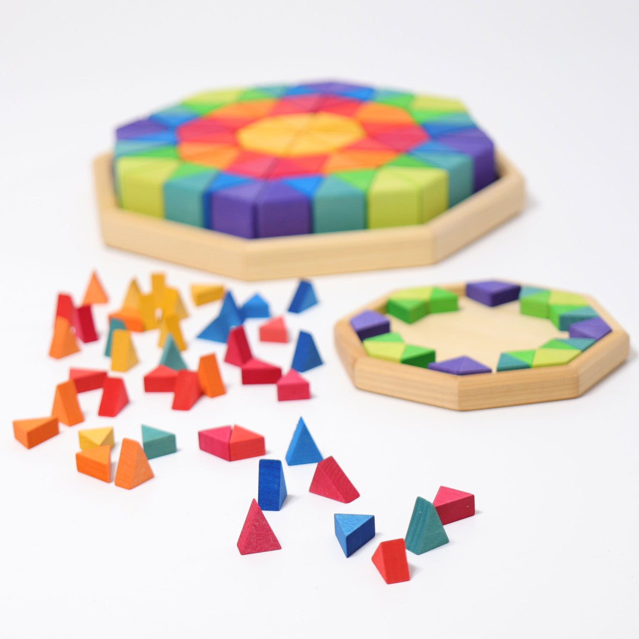 Large Octagon | Wooden Puzzle & Building Set | Open-Ended Play