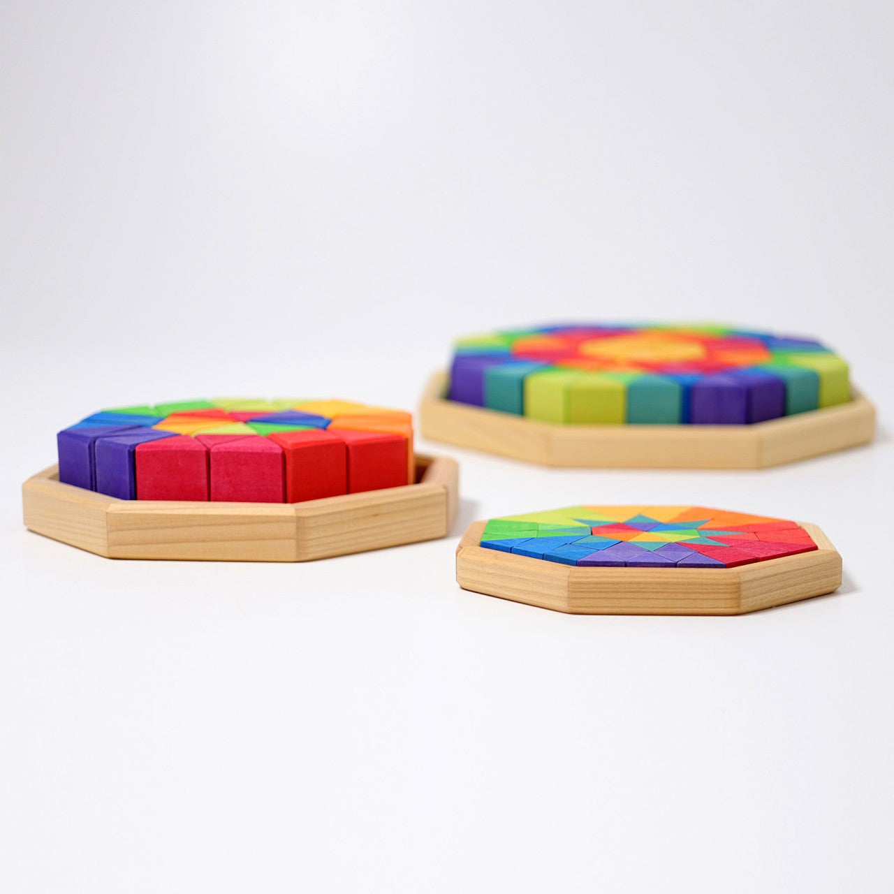 Large Octagon | Wooden Puzzle & Building Set | Open-Ended Play