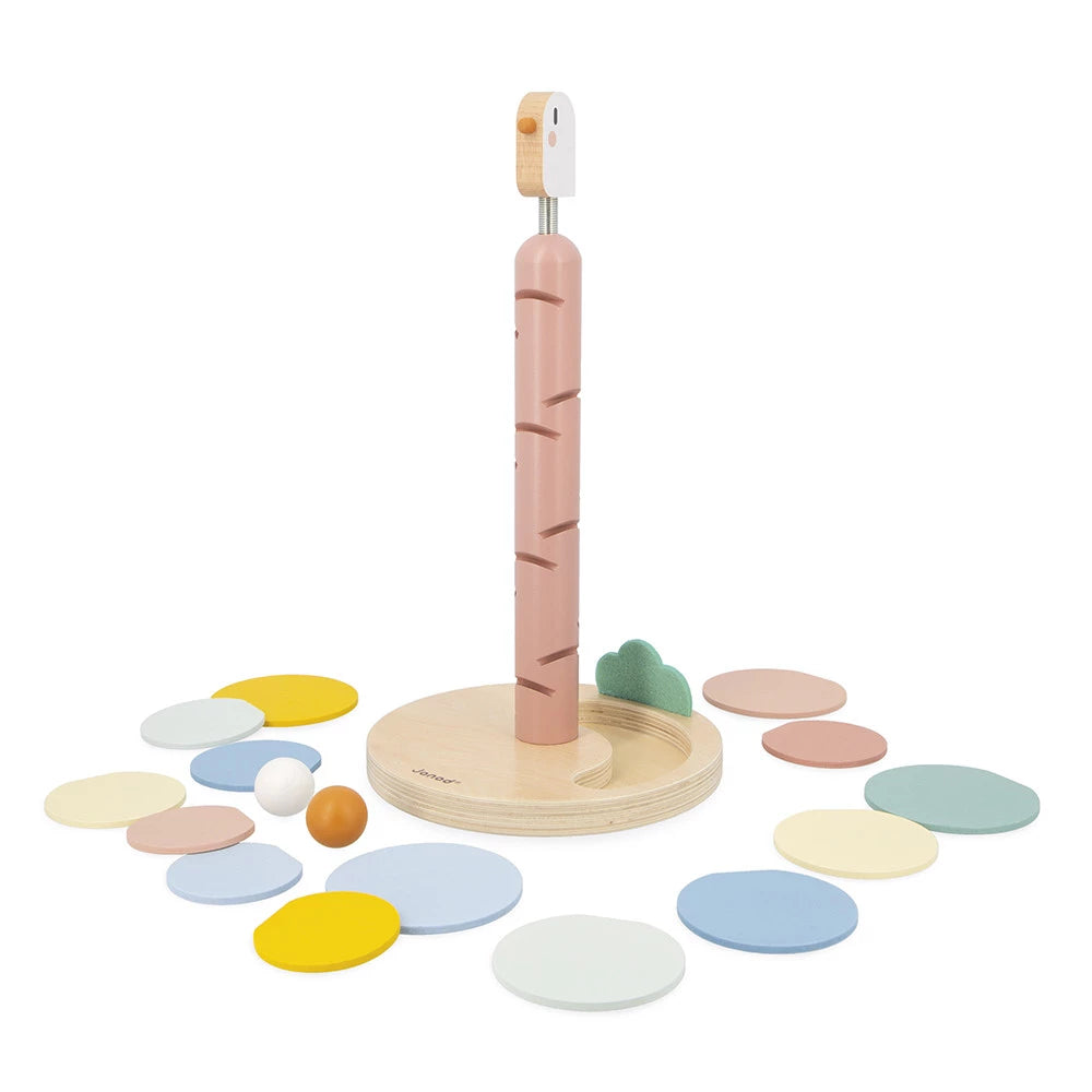 Sweet Cocoon Bird Marble Tree | Wooden Toddler Activity Toy