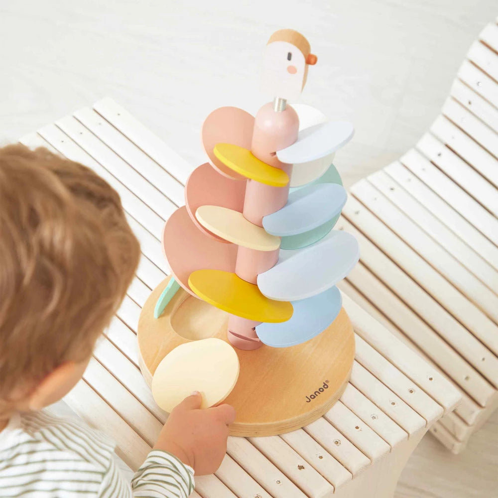 Sweet Cocoon Bird Marble Tree | Wooden Toddler Activity Toy