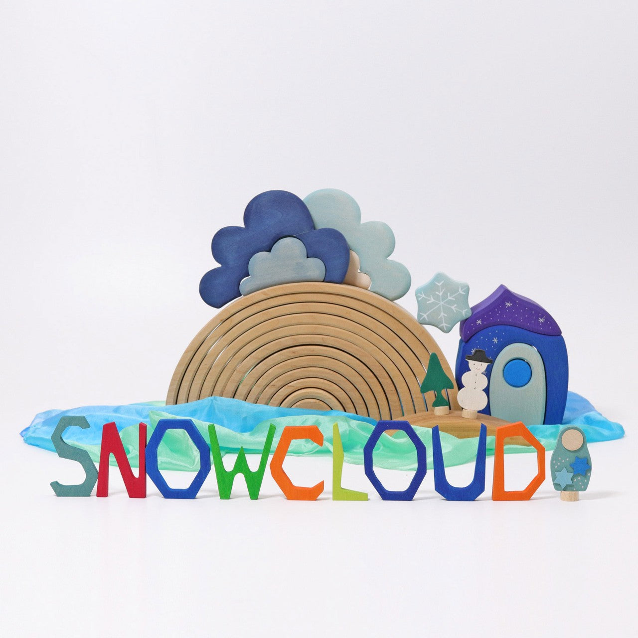 Weather Building Set | Wooden Toys for Kids | Open-Ended Play