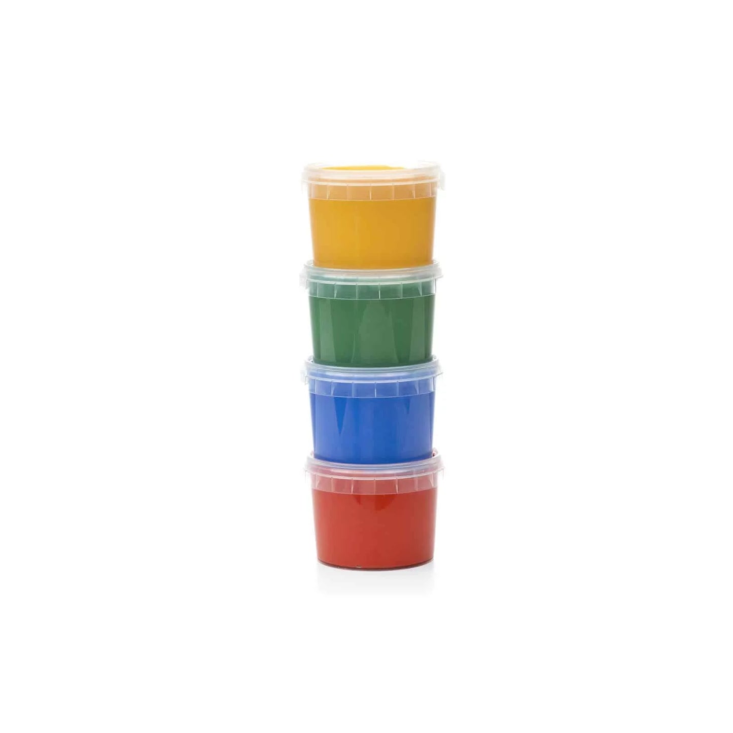 Kid’s Organic Finger Paints Red, Yellow, Green & Blue | Child-Safe, Eco-Friendly, Plant-based | Certified Organic