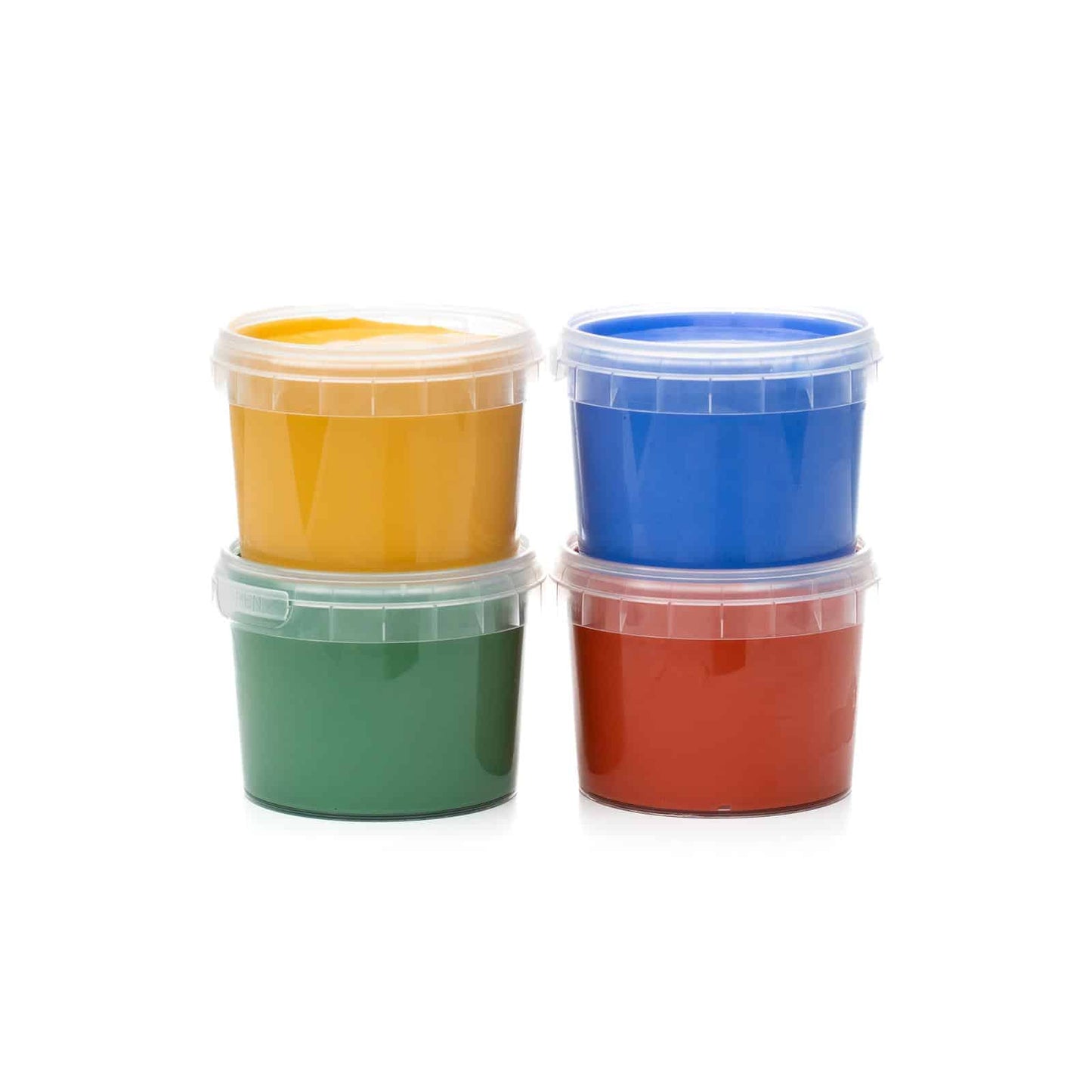 Kid’s Organic Finger Paints Red, Yellow, Green & Blue | Child-Safe, Eco-Friendly, Plant-based | Certified Organic