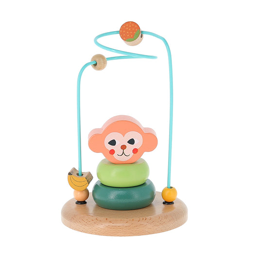 Little Monkey Early Learning Game | Designed by Michelle Carlslund | Wooden Toddler Activity Toy