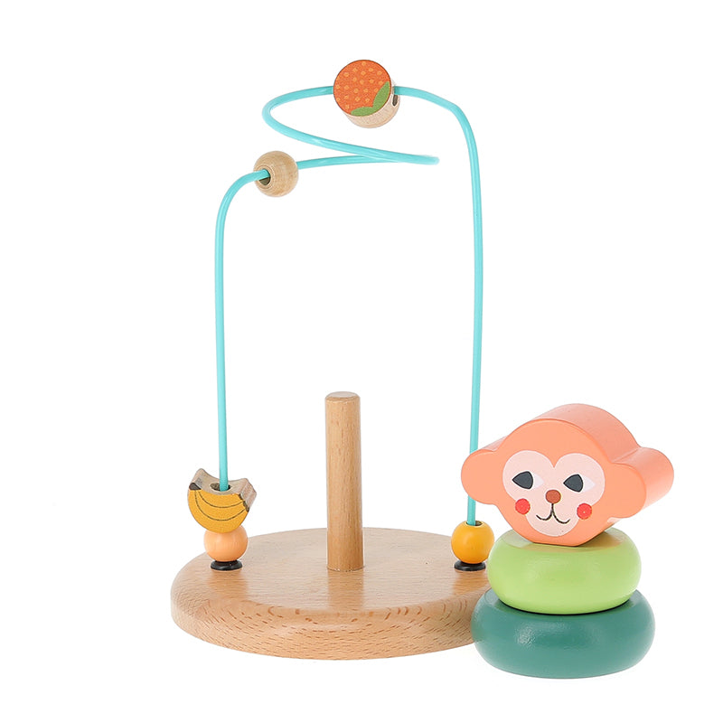 Little Monkey Early Learning Game | Designed by Michelle Carlslund | Wooden Toddler Activity Toy