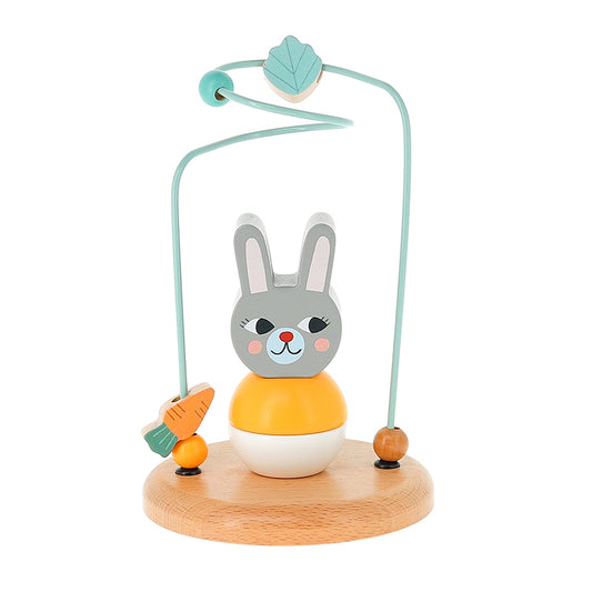 Little Rabbit Early Learning Game | Designed by Michelle Carlslund | Wooden Toddler Activity Toy